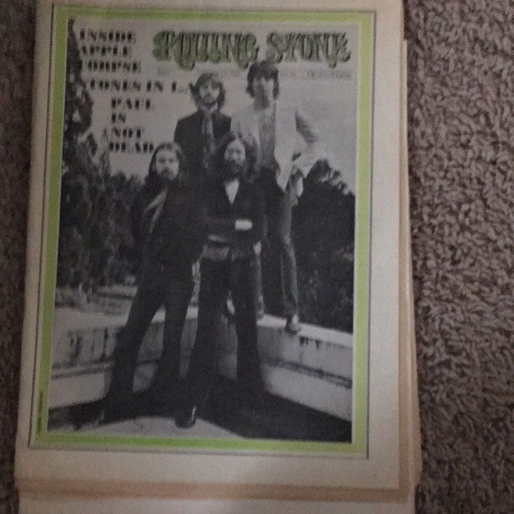 Beatles memorabilia Rolling Stones magazine